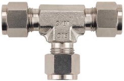 Stainless Steel 304 316 Elbows Compression Tees S.S. Stainless Steel Tube Fittings Compression fittings