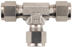 Stainless Steel 304 316 Elbows Compression Tees S.S. Stainless Steel Tube Fittings Compression fittings 