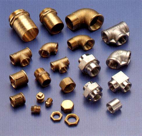 Brass Bronze GunMetal Stainless Steel Casting Parts Elbows Tees Crosses Back nuts Lock Nuts adapters plugs Bushes Bushings Square head Plugs Fluid Power Fittings Connectors Accessories